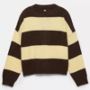 Sueter de lineas con cuello tipo polo