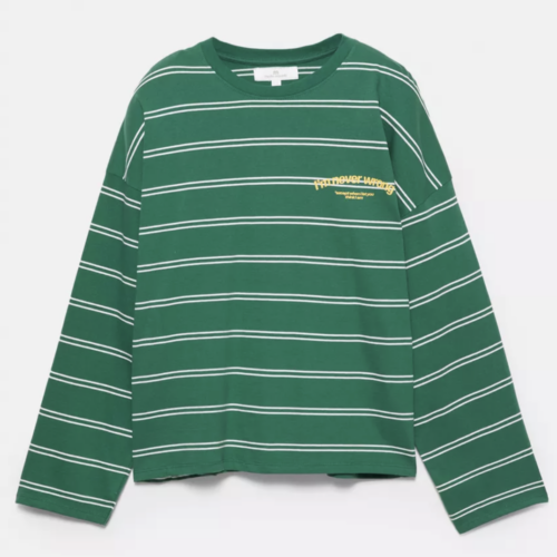 Blusa manga larga con lineas