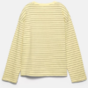 blusa amarilla con lineas